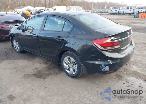 2014 Honda Civic Lx z USA, uszkodzony, nr VIN 2HGFB2F57EH521143